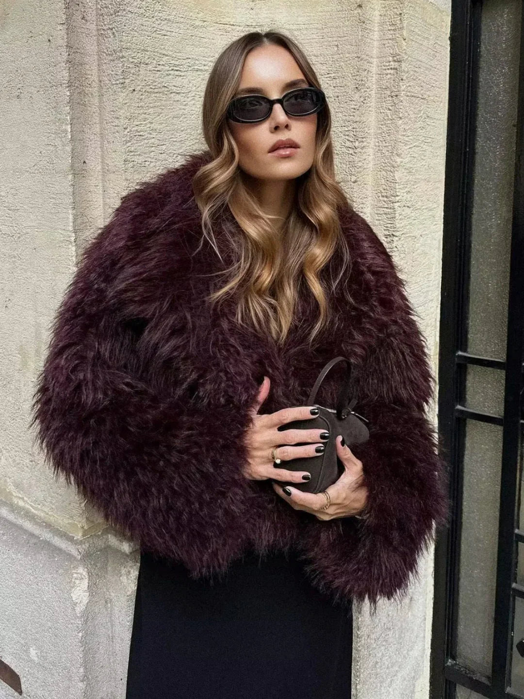 Short Faux Fur Jacket