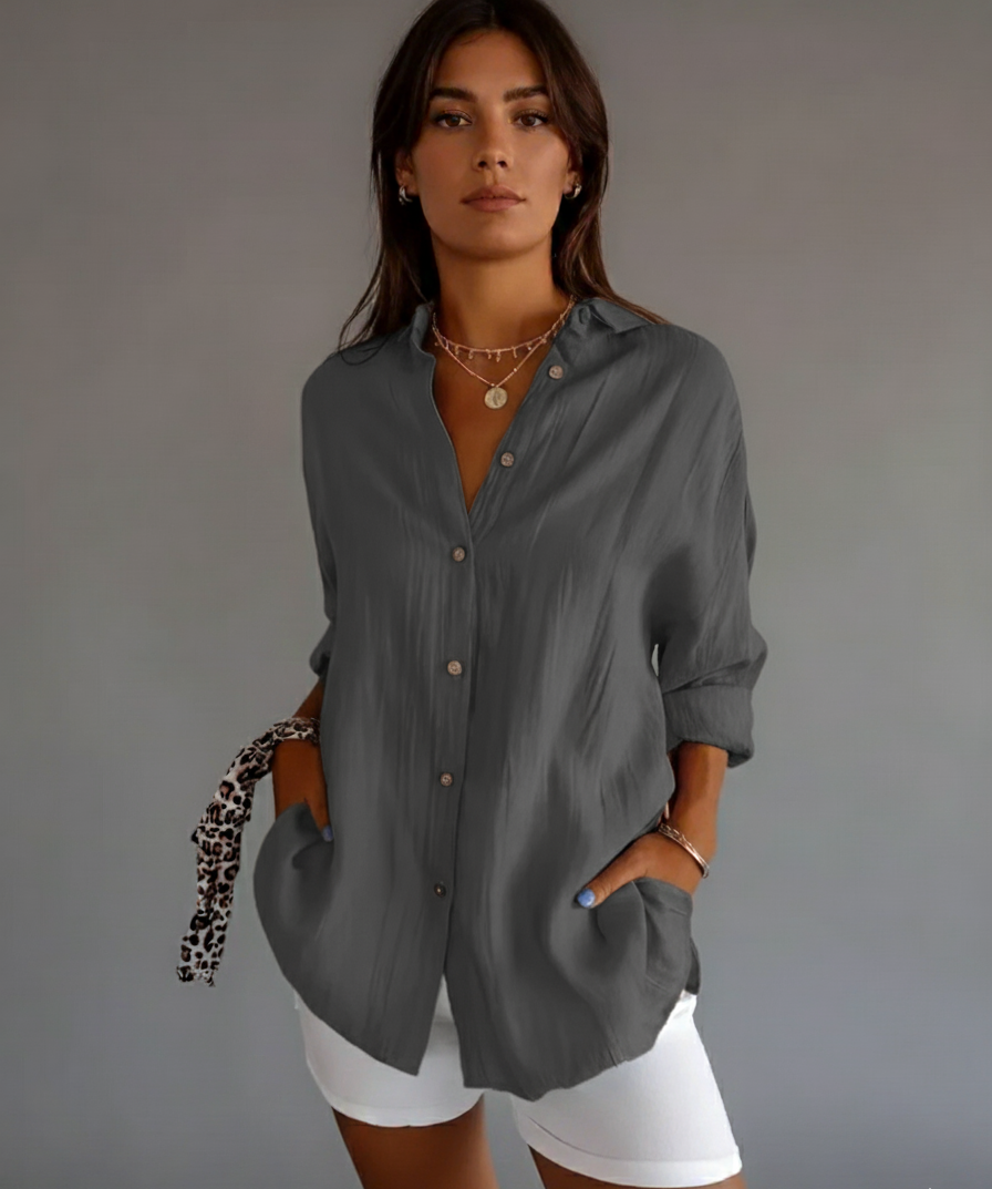 Ivy Linen and Cotton Shirt