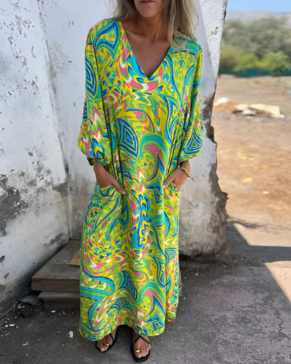 Pearl Dress - V-neck | Super Lightweight and Loose - Vintage (Spring 2025)