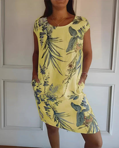 Violet Dress - Premium Linen | Short Sleeves - Vintage (Summer 2025)