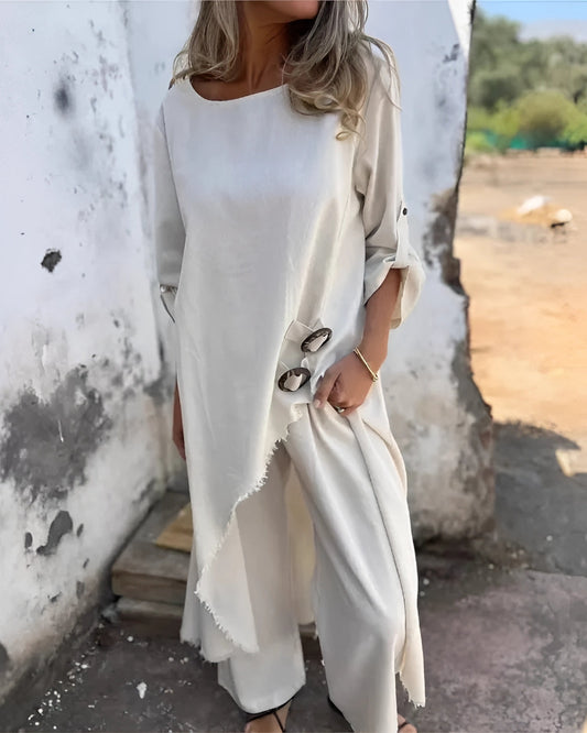 Iris Casual Set - Premium Linen | Loose and Cool (Summer 2025) - Vintage