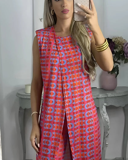 Helena Set | Sleeveless - Premium Linen (European Style)