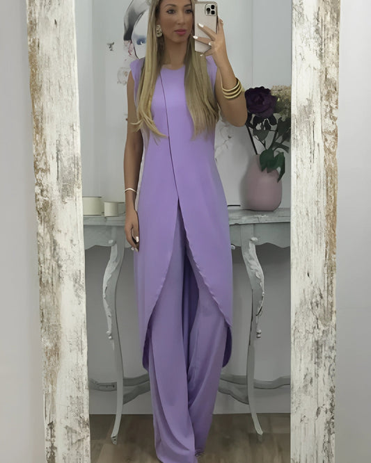 Helena Set | Sleeveless - Premium Linen (European Style)