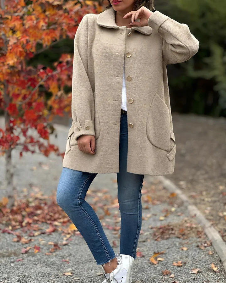 Corinne | Timeless Oversized Button-Down Coat
