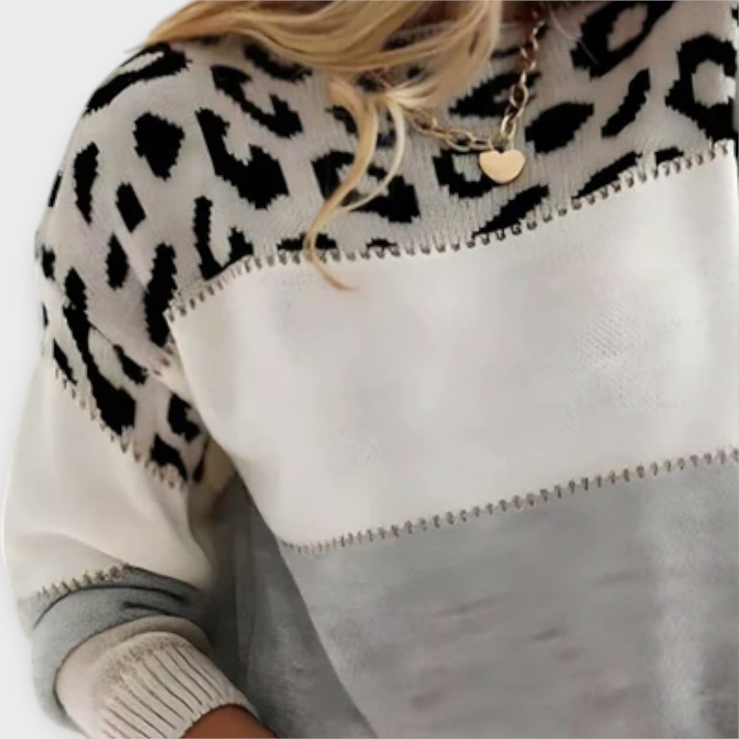 Cheyenne – Leopard Print Oversized Sweater