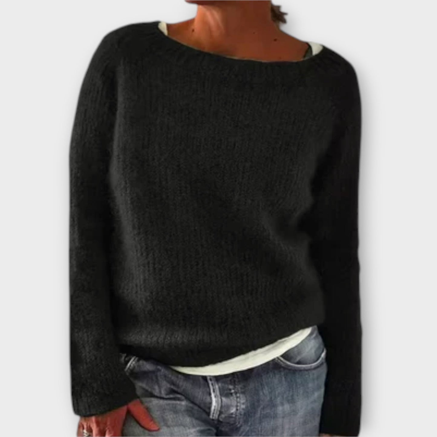 Regine – Classic Solid Knit Sweaters