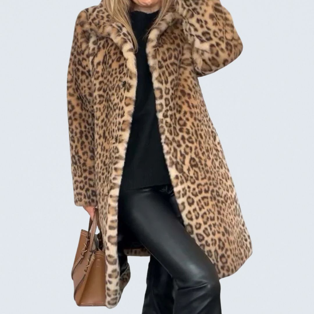 The Leia Leopard Coat