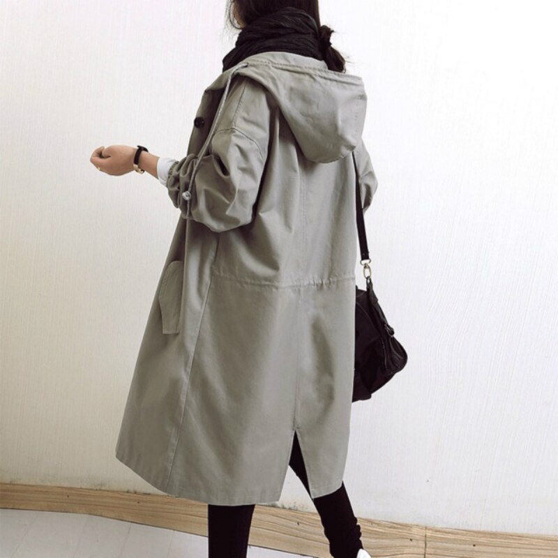Phoebe Hooded Trench Coat