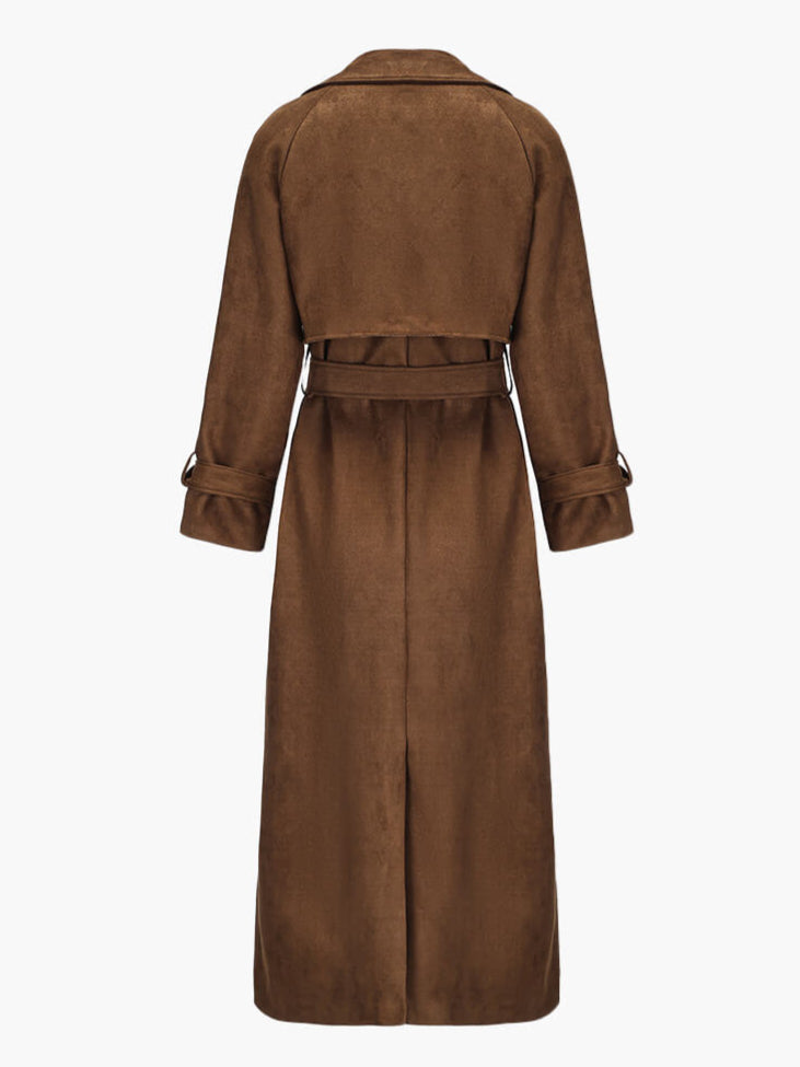 Evalyn Suede Overcoat