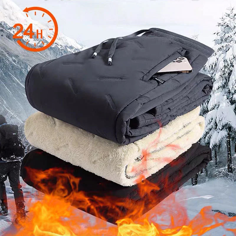 Unisex Waterproof Fleece-Lined Pants - Effortlessly Conquer the UK Winter!