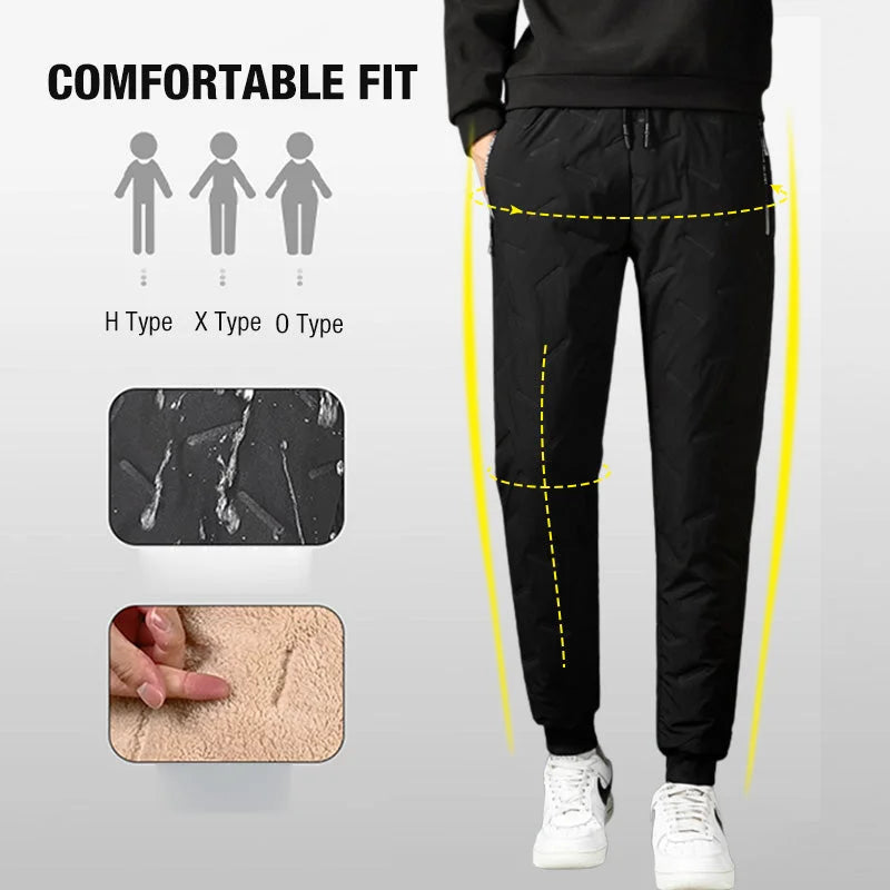 Unisex Waterproof Fleece-Lined Pants - Effortlessly Conquer the UK Winter!