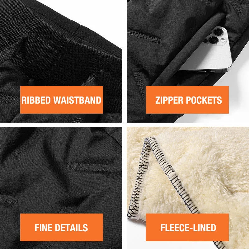 Unisex Waterproof Fleece-Lined Pants - Effortlessly Conquer the UK Winter!